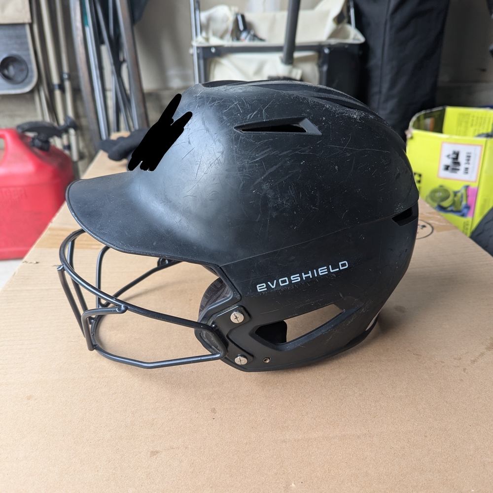 Evoshield Black Baseball Helmet